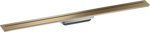 Rigole pour douche Axor Drain Brushed bronze