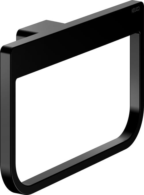 Anello portasciugamani Keuco Aveno Nero opaco