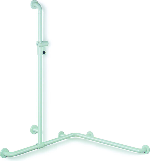 Barre d'appui d'angle Hewi 801 glissière de douche Blanc image number 0