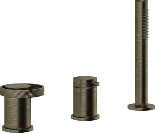 Garniture de remplissage Gessi Anello 3-trous Aged bronze