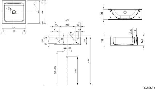 Waschtisch Schmidlin Contura Weiss image number 1