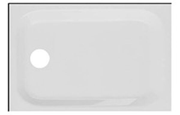 Receveur de douche Schmidlin avec rebords 120 x 80 cm Blanc image number 0