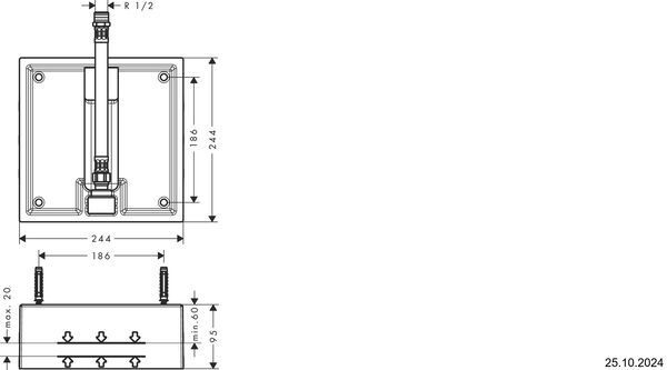 Einbaukörper Axor ½" image number 1