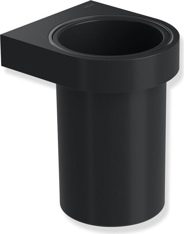 Becherhalter Hewi System 800 Schwarz matt Pulverbeschichtet image number 0