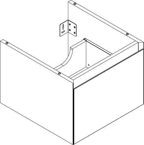 Meuble sous-lavabo Alterna zero plus seta