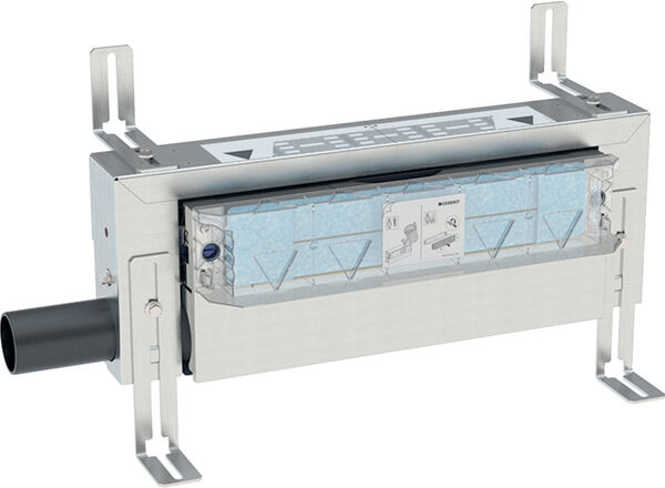 Wandablaufelement Basismodul Geberit Uniflex für bodenebene Duschen Breite 42 cm, Höhe 25 cm image number 0