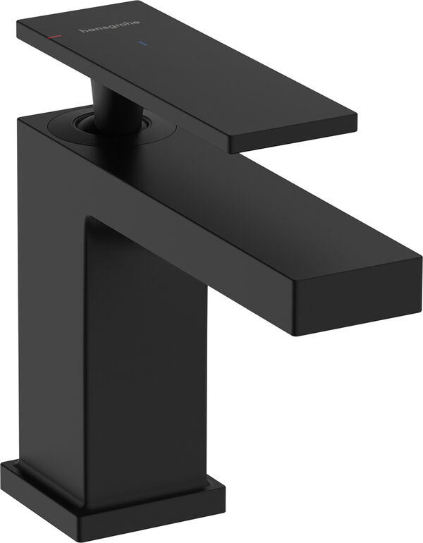 Einlochmischer Hansgrohe Tecturis E schwarz matt image number 0