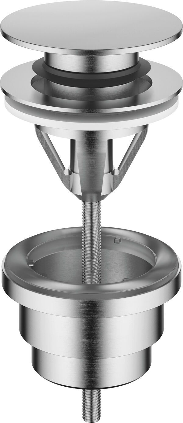 Soupape d'&eacute;coulement Dornbracht push-open 1&frac14;" Chrome matt image number 0