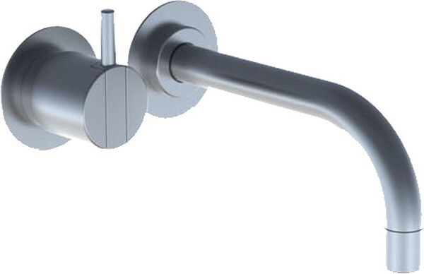 Set di montaggio visibile Vola per miscelatore a parete ad incasso, bocca fissa S 160 mm leva corta, rosette image number 0