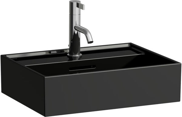 Wandbecken Laufen Kartell 45 x 34 cm Schwarz image number 0