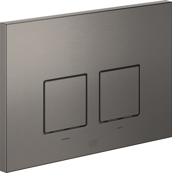 Plaque de d&eacute;clenchement Dornbracht Dark platine mat image number 0