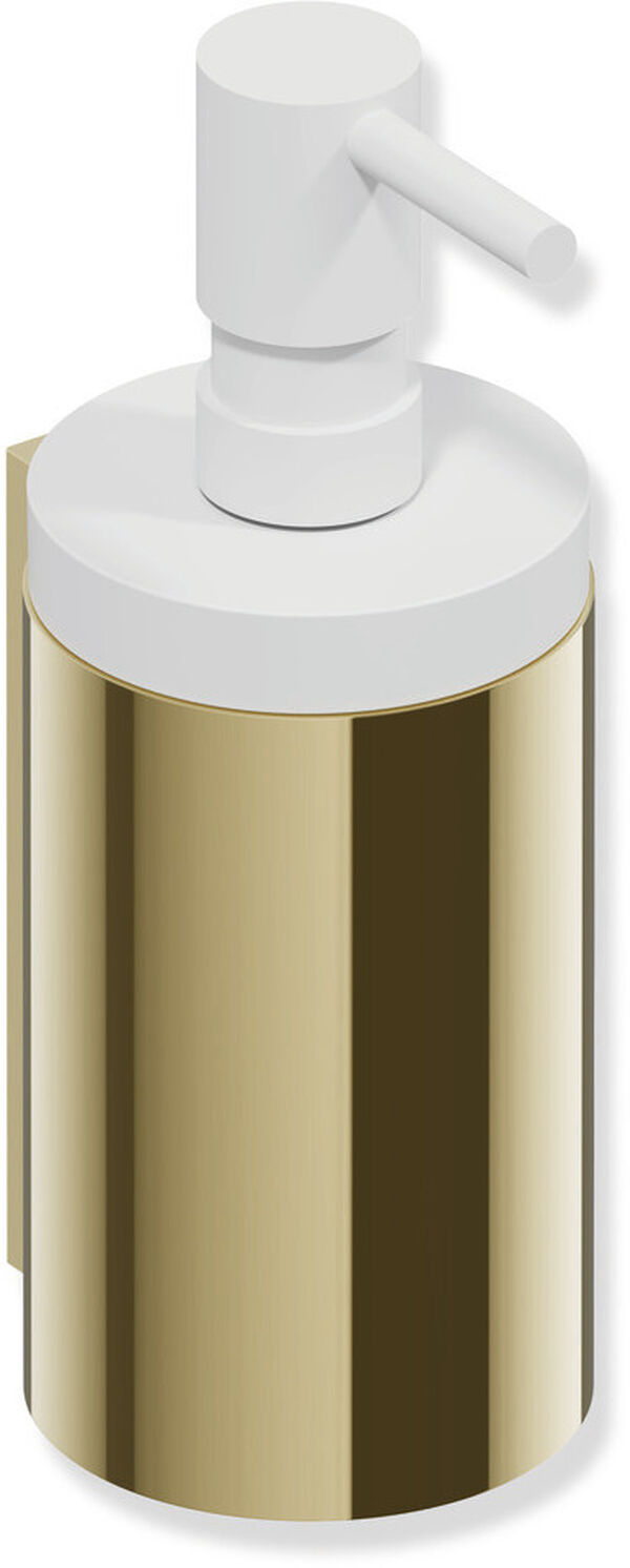 Distributeur de savon Hewi System 162 Laiton brillant Distributeur de savon polyamide blanc mat image number 0