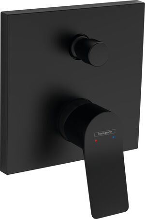 Bademischer-Endmontageset Hansgrohe Vivenis schwarz matt