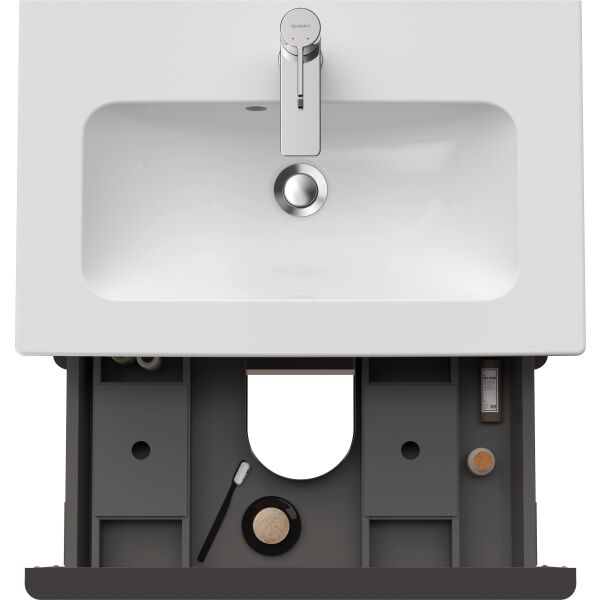 Waschtischmöbel Duravit D-Neo basalt matt image number 4