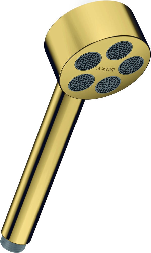 Handbrause Axor One, Brausekopf Ø 75 mm, Eco Smart, 1-jet, Power Rain, Durchflussleistung 9,1 l/min. image number 0