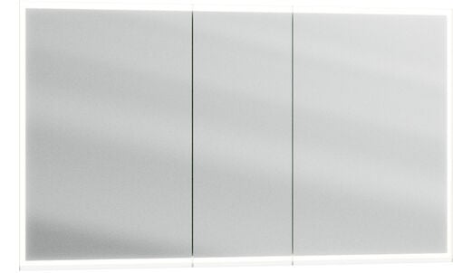 Armoire de toilette Alterna luuna LED plus avec &eacute;clairage inf&eacute;rieur/sup&eacute;rieur Blanc seda Couleur de lumi&egrave;re r&eacute;glable en continu 2700-6500 K