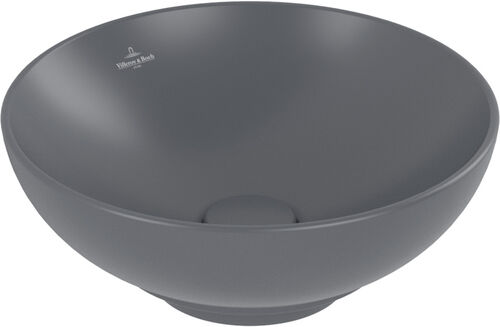 Lavabo d'appoggio Villeroy & Boch Loop & Friends Graphite opaco Cleaneffekt