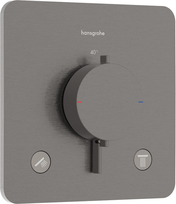 Syst&egrave;me de douche Hansgrohe Ecostat Comfort Q Brushed black chrome image number 0