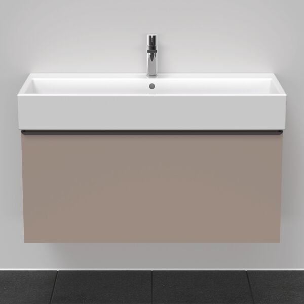 Meuble sous-lavabo Duravit D-Neo basalte mat image number 2