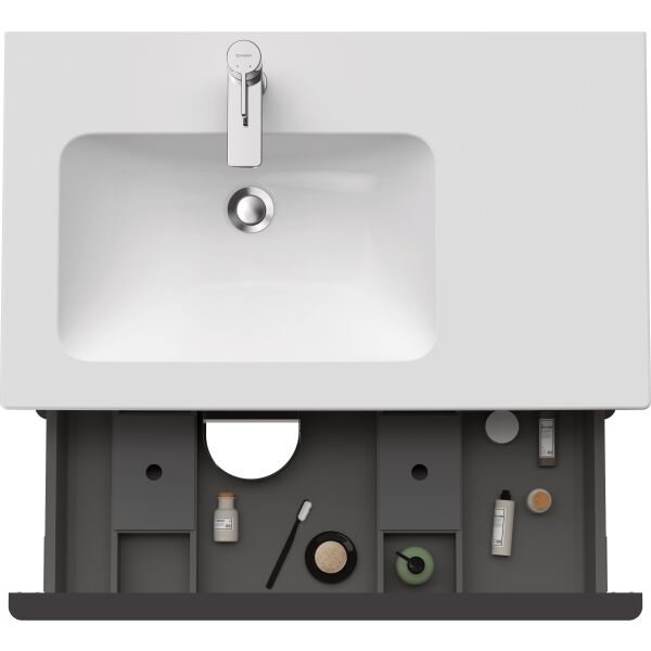 Waschtischmöbel Duravit D-Neo betongrau matt image number 4