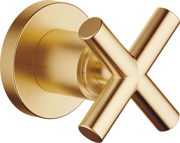 Absperrventil-Griffset Dornbracht Tara. &frac12;" Messing geb&uuml;rstet image number 0