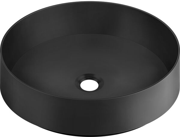 Lavabo d'appoggio Gessi 316 acciaio inossidabile, Ø 40 cm altezza 12,5 cm senza troppopieno image number 0