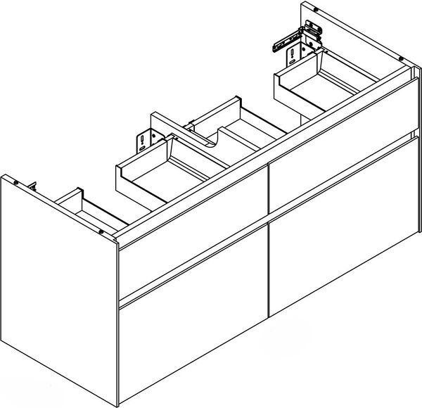 Meuble sous-lavabo Alterna dinea S Blanc premium image number 0