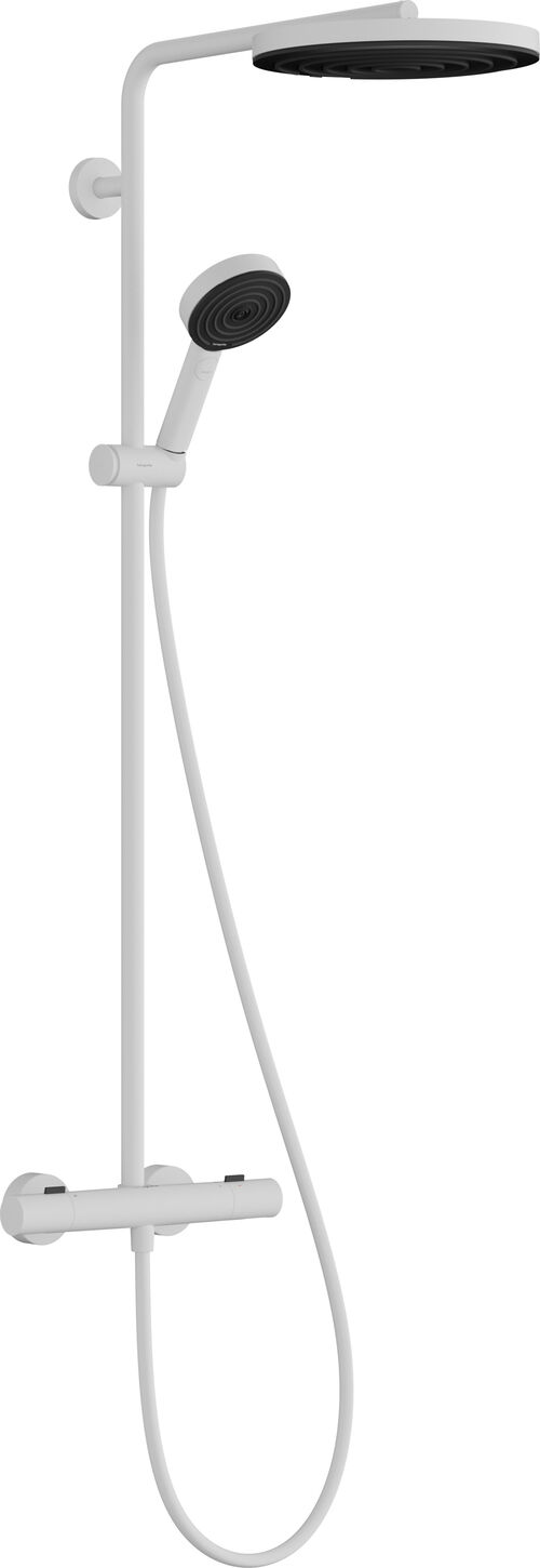 Showerpipe Hansgrohe Pulsify S Puro EcoSmart &frac12;" Weiss matt