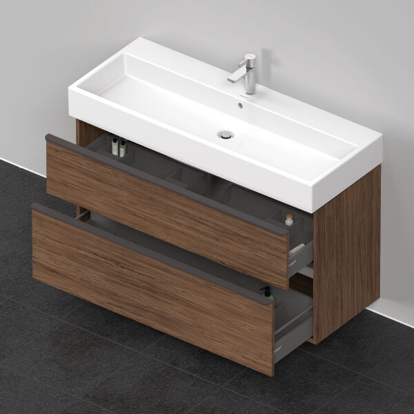 Armadio sottolavabo Duravit D-Neo noce scuro image number 3