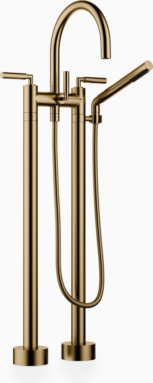 Badebatterie Dornbracht Tara. Dark Brass gebürstet