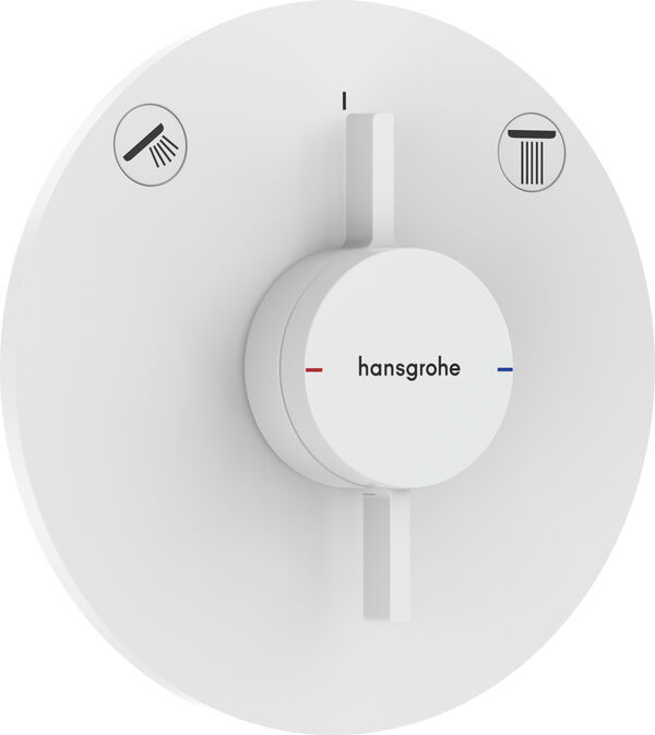 Duschsystem Hansgrohe Duo Turn S weiss matt image number 0