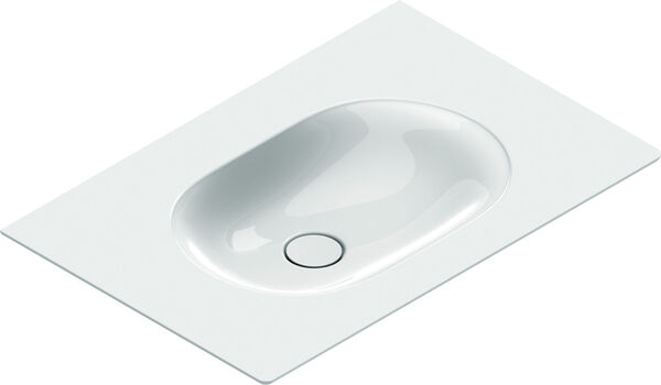 Lavabo Catalano Sfera 75 x 50 cm, senza troppopieno senza foro per rubinetteria image number 0