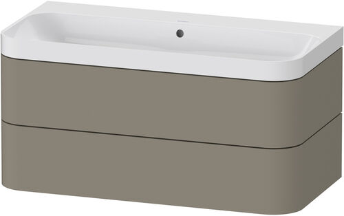 Combinaison de lavabo Duravit Happy D.2 Plus Stone grey mat