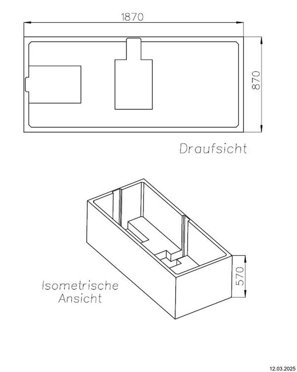 Badewannentr&auml;ger Schedel image number 1