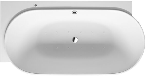 Whirlwanne Duravit Luv, Ecke links, Air-System weiss matt image number 0