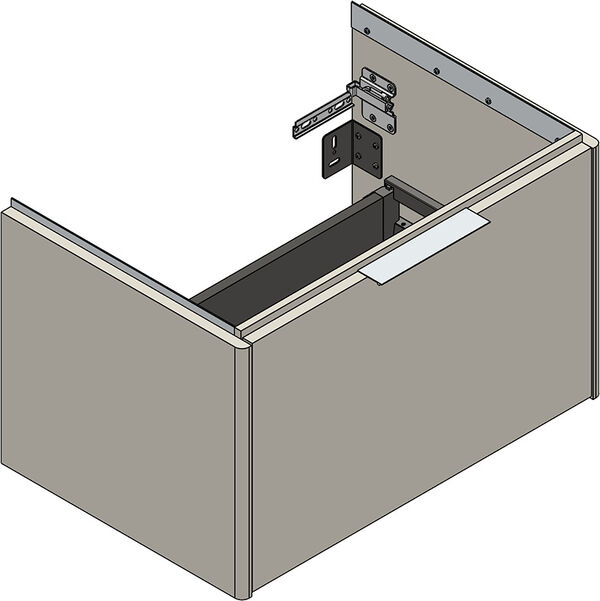 Meuble sous-lavabo Alterna pro S Blanc brillant image number 0