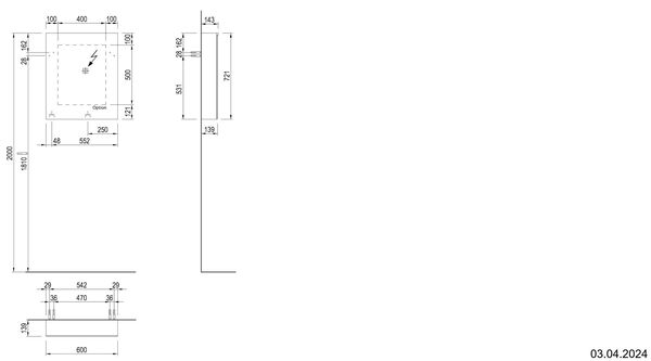Armoire de toilette Alterna enea LED plus bianco alaska couleur de lumière réglable en continu 2700-6500 K image number 2
