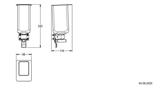 Réservoir à savon KWC image number 1