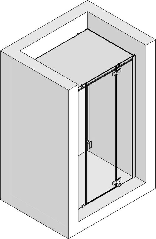 Douche à vapeur Hoesch Sense Perience Blanc Verre clair EverClean