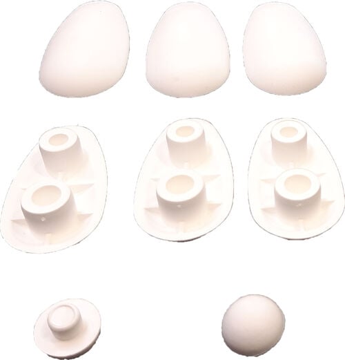 Puffer Keramik Laufen Alessi Weiss