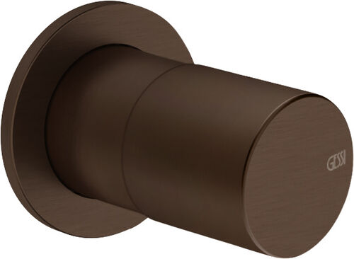 Miscelatore doccia / monocomando-set di montaggio finale Gessi Habito Dark bronze Unito