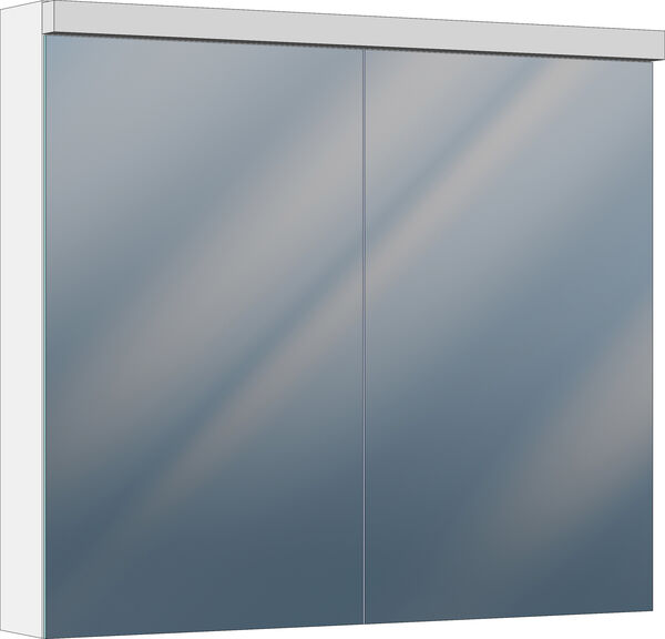 Armadio a specchio Alterna infine LED, larghezza 80 cm (40/40), 20 W, 2475 lumen, altezza 71,2 cm, image number 0