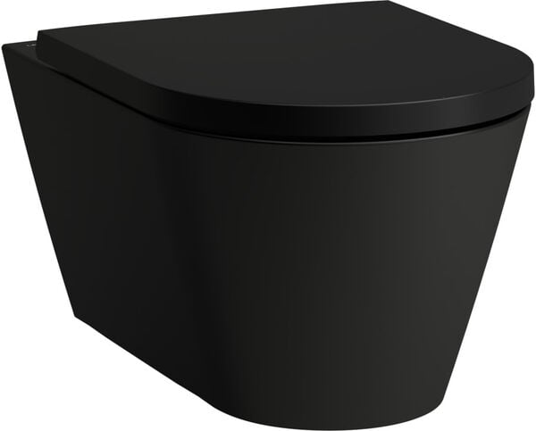 Wand-Klosett Laufen Kartell rimless Schwarz matt image number 0