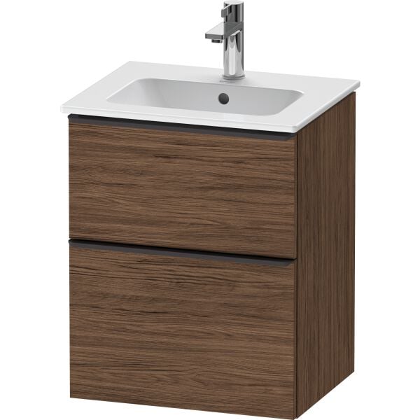 Meuble sous-lavabo Duravit D-Neo noyer foncé image number 1
