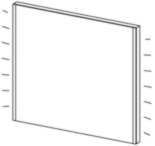 Miroir lumineux Alterna sanna guest LED
