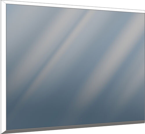 Lichtspiegel Sidler Quadro LED Silbereloxiert Lichtfarbe Warmweiss 3000 K