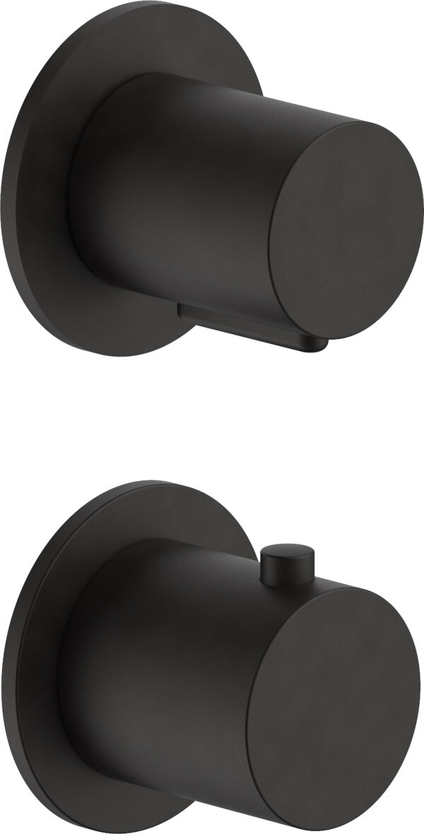 Mitigeur de bain et de douche-set de montage final Fantini Torino Deep black PVD image number 0