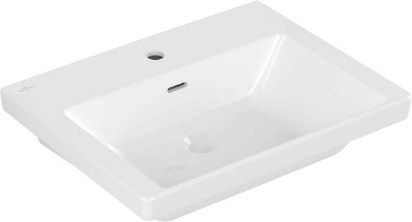 Lavabo Villeroy & Boch Subway 3.0, con foro per rubinetteria, con troppopieno, 60 x 47 cm image number 0