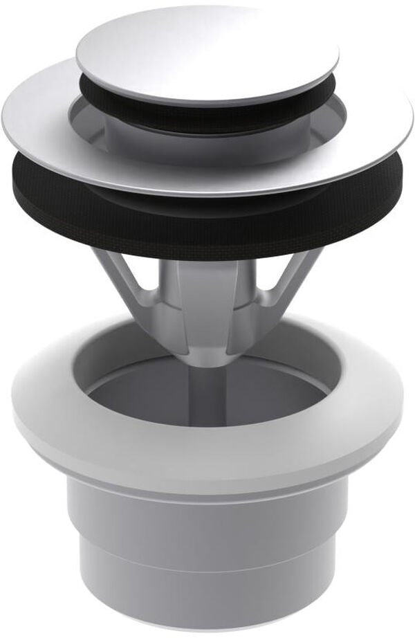 Soupape d'&eacute;coulement Laufen push-open 1&frac14;" Acier inoxydable mat PVD image number 0