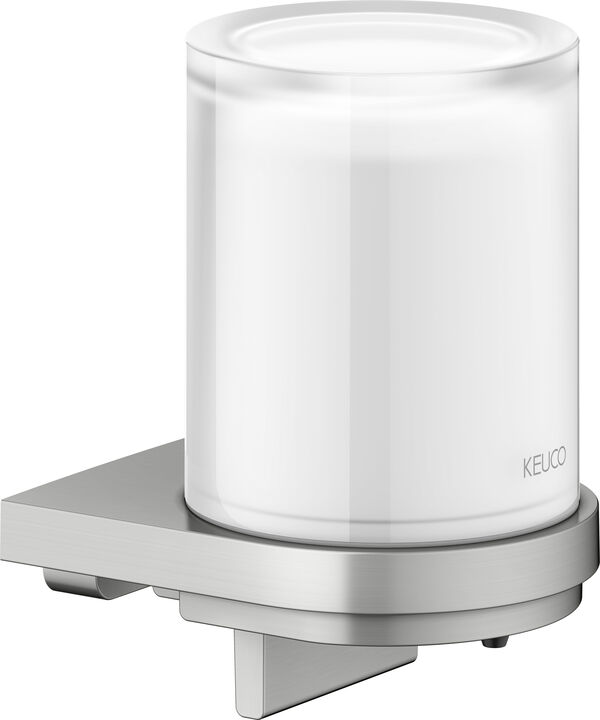 Distributore di sapone Keuco Collection Moll, capacit&agrave; 0,18 l, contenitore vetro a cristallo reale image number 0